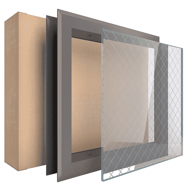 USA Fire Door - Fire-Rated Door Window Kit