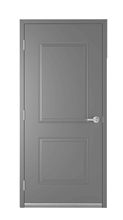 2-Panel Metal Door