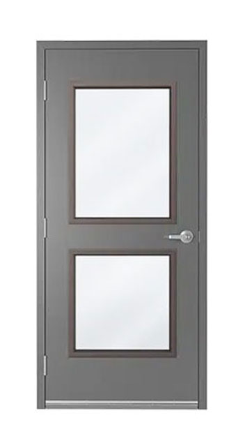 2-Lite Commercial Metal Door